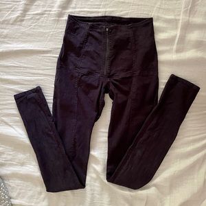 Prairie Underground Denim Girdle legging, aubergine